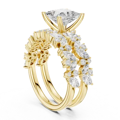 18K Gold Diamond Ring (DDLR-945)