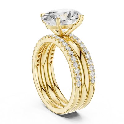 18K Gold Diamond Ring (DDLR-948)
