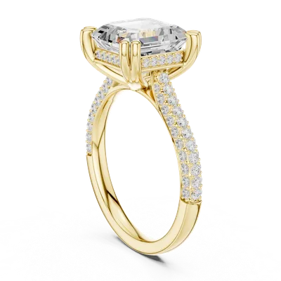 18K Gold Diamond Ring (DDLR-952)