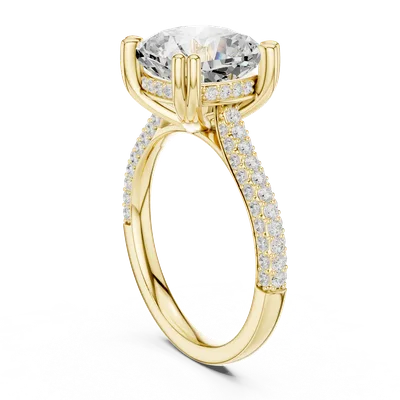 18K Gold Diamond Ring (DDLR-953)