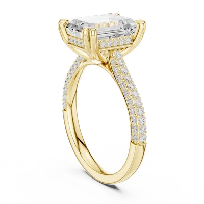 18K Gold Diamond Ring (DDLR-954)