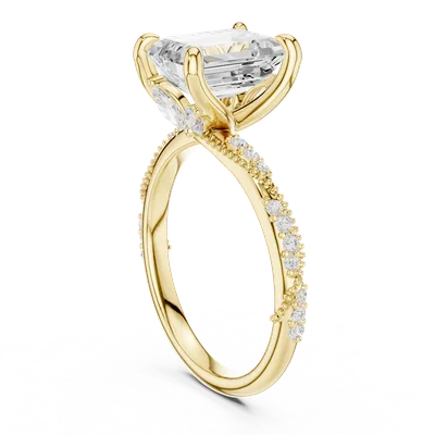 18K Gold Diamond Ring (DDLR-963)