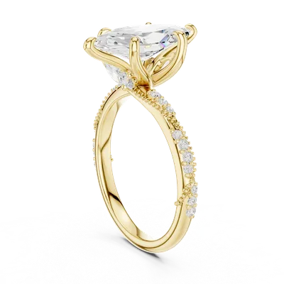18K Gold Diamond Ring (DDLR-964)