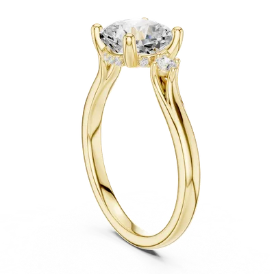 18K Gold Diamond Ring (DDLR-970)