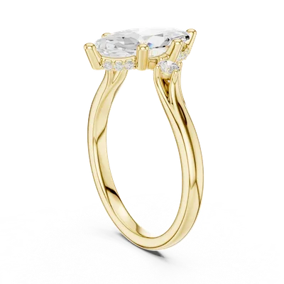 18K Gold Diamond Ring (DDLR-972)