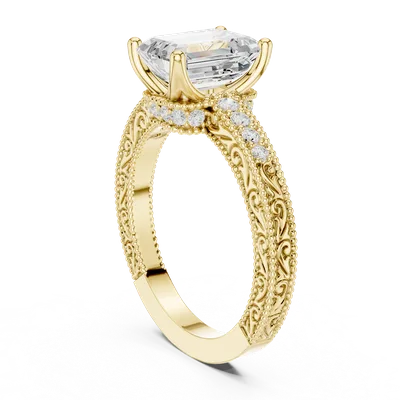 18K Gold Diamond Ring (DDLR-978)