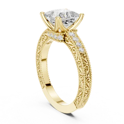 18K Gold Diamond Ring (DDLR-980)