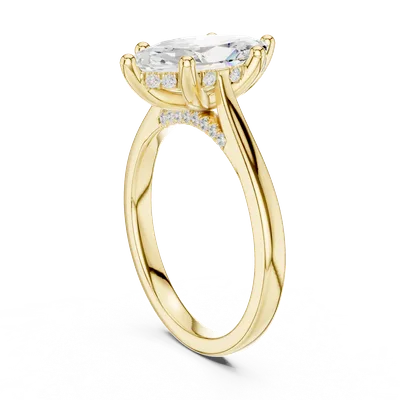 18K Gold Diamond Ring (DDLR-985)