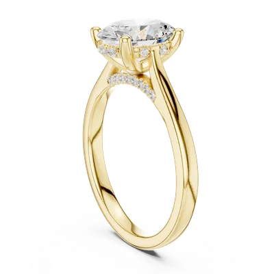 18K Gold Diamond Ring (DDLR-986)