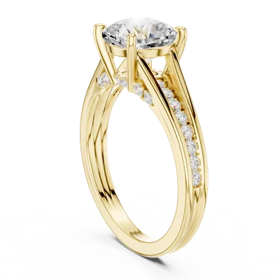 18K Gold Diamond Ring (DDLR-993)