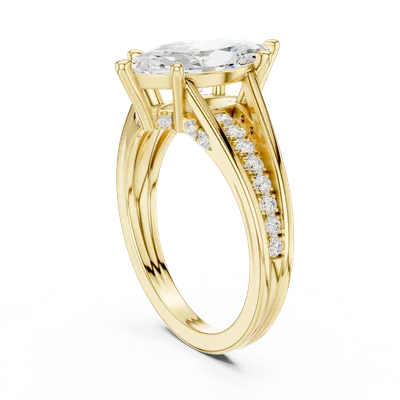 18K Gold Diamond Ring (DDLR-994)