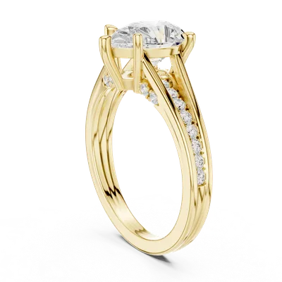 18K Gold Diamond Ring (DDLR-996)