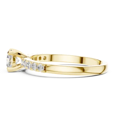 18K Gold Diamond Ring (HLR-111)