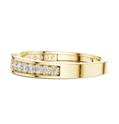 18K Gold Diamond Ring (HLR-112)