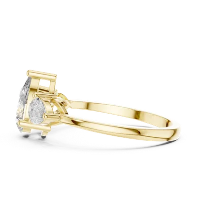 18K Gold Diamond Ring (HLR-18)