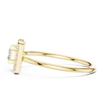 18K Gold Diamond Ring (HLR-198)