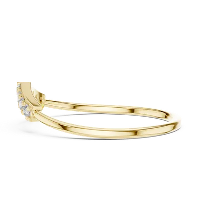 18K Gold Diamond Ring (HLR-199)