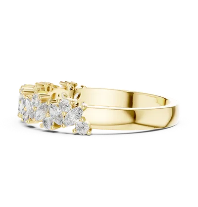 18K Gold Diamond Ring (HLR-21)