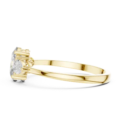 18K Gold Diamond Ring (HLR-22)