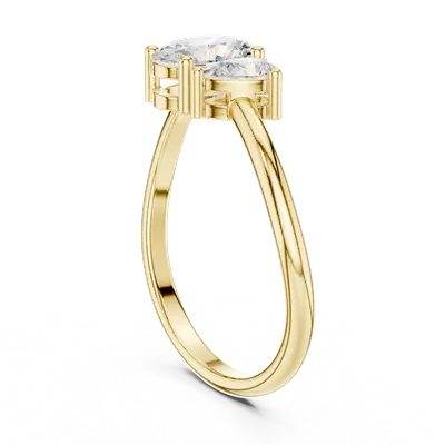 18K Gold Diamond Cluster Ring – 0.65 ct (HLR-233)