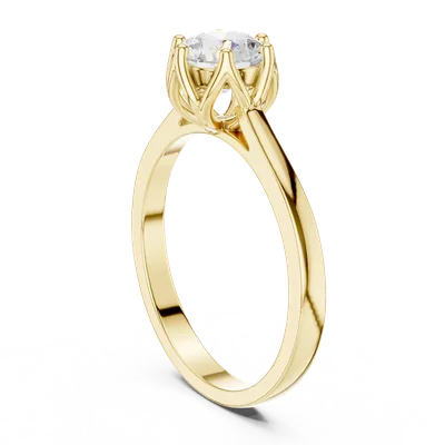 18K Gold Diamond Ring (HLR-46)