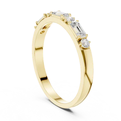 18K Gold Diamond Ring (HLR-75)