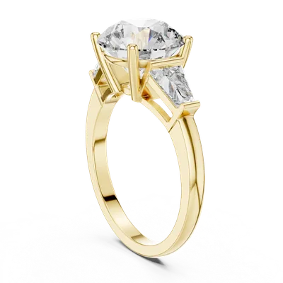 18K Gold Diamond Cluster Ring – 4.17 ct (LR-0048)