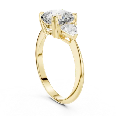 18K Gold Cushion Diamond Cluster Ring – 3.12 ct (SBWR-25-)
