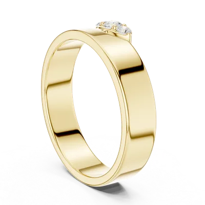 18K Gold Round Diamond Cluster Ring – 0.11 ct (SBWR-26-)