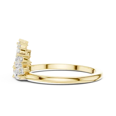 18K Gold Diamond Pavé Ring – 0.96 ct (SBWR-51-)