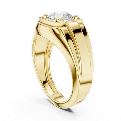 Men's 18K Gold Diamond Ring (SBMR-21)