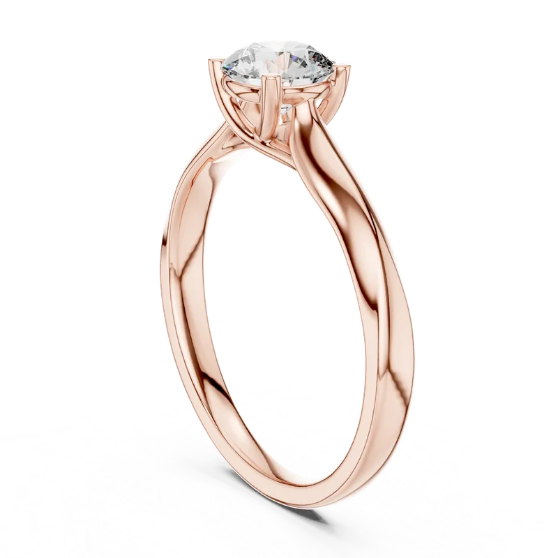 18K Gold Round Diamond Solitaire Ring – 0.65 ct (00001L-10-) – Rings by Ivanka & Co
