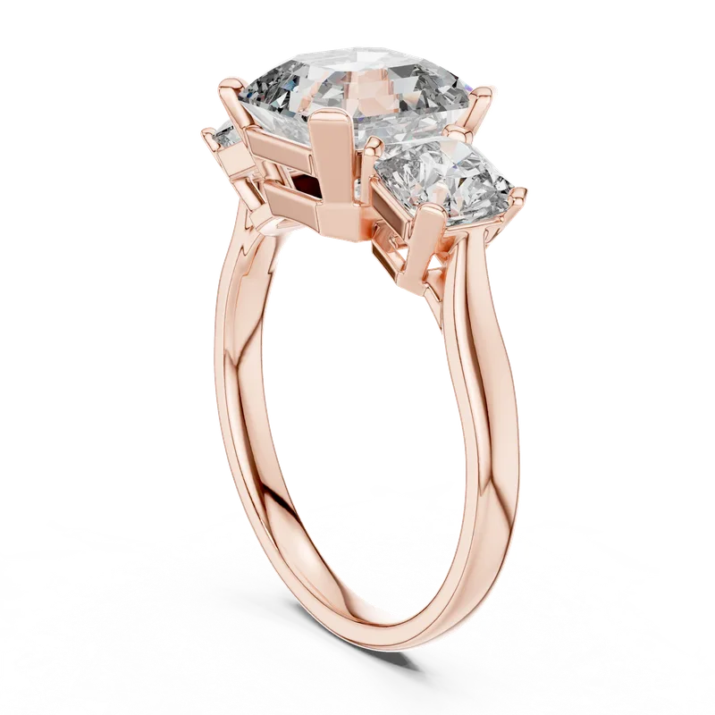 18K Gold Emerald Diamond Cluster Ring – 4.05 ct (00001L-19-) – Rings by Ivanka & Co