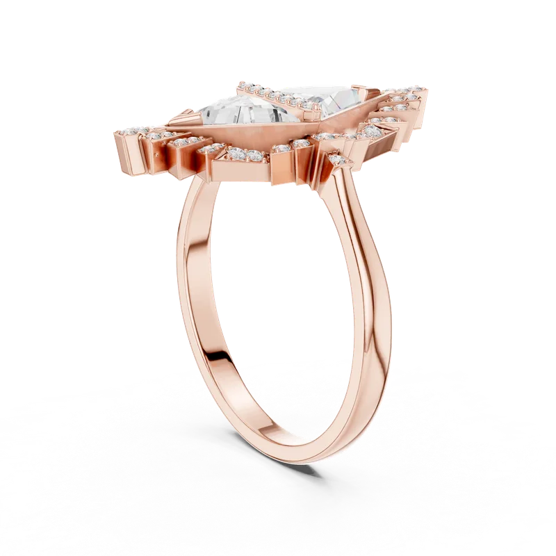 18K Gold Round Diamond Pavé Ring – 1.3851 ct (00001L-2-) – Rings by Ivanka & Co