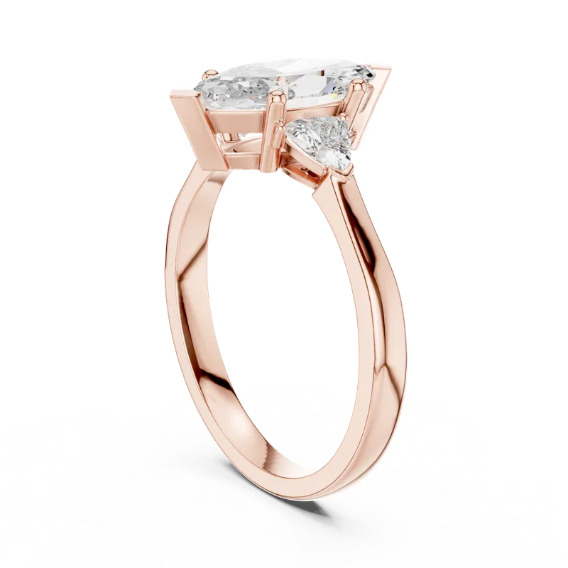 18K Gold Marquise Diamond Cluster Ring – 1.3 ct (00001L-24-) – Rings by Ivanka & Co