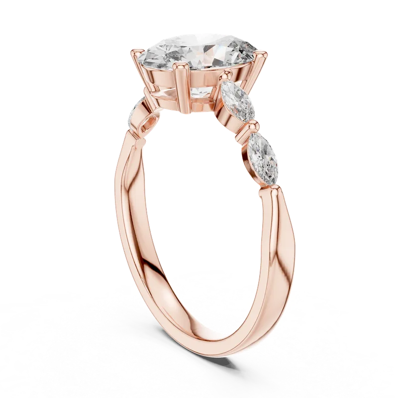 18K Gold Diamond Cluster Ring – 17 ct (00001L-35-) – Rings by Ivanka & Co