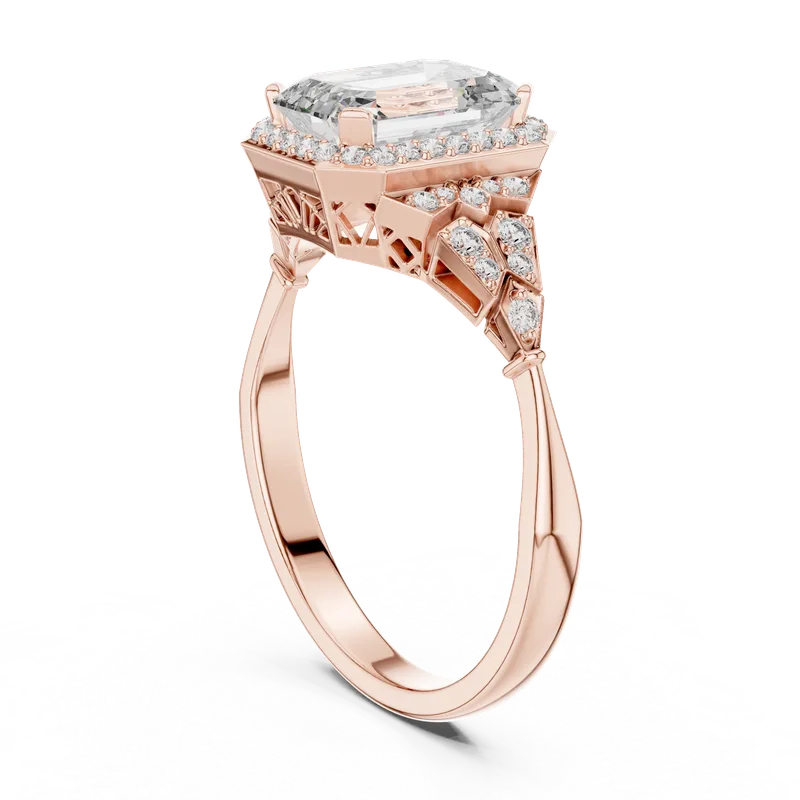 18K Gold Emerald Diamond Pavé Ring – 1.951 ct (00001L-38-) – Rings by Ivanka & Co