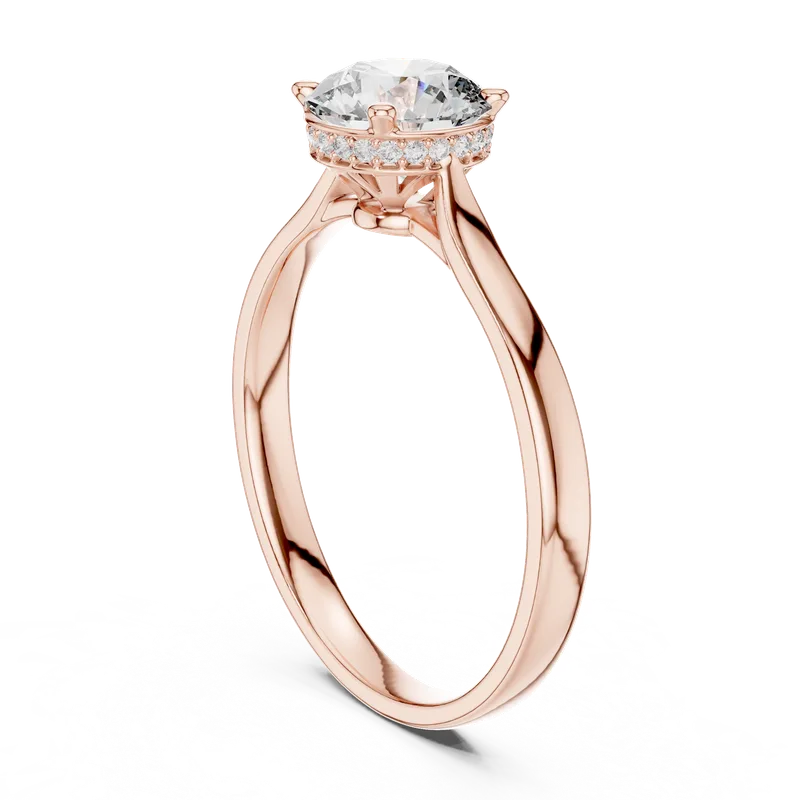 18K Gold Round Diamond Pavé Ring – 1.236 ct (00001L-4-) – Rings by Ivanka & Co