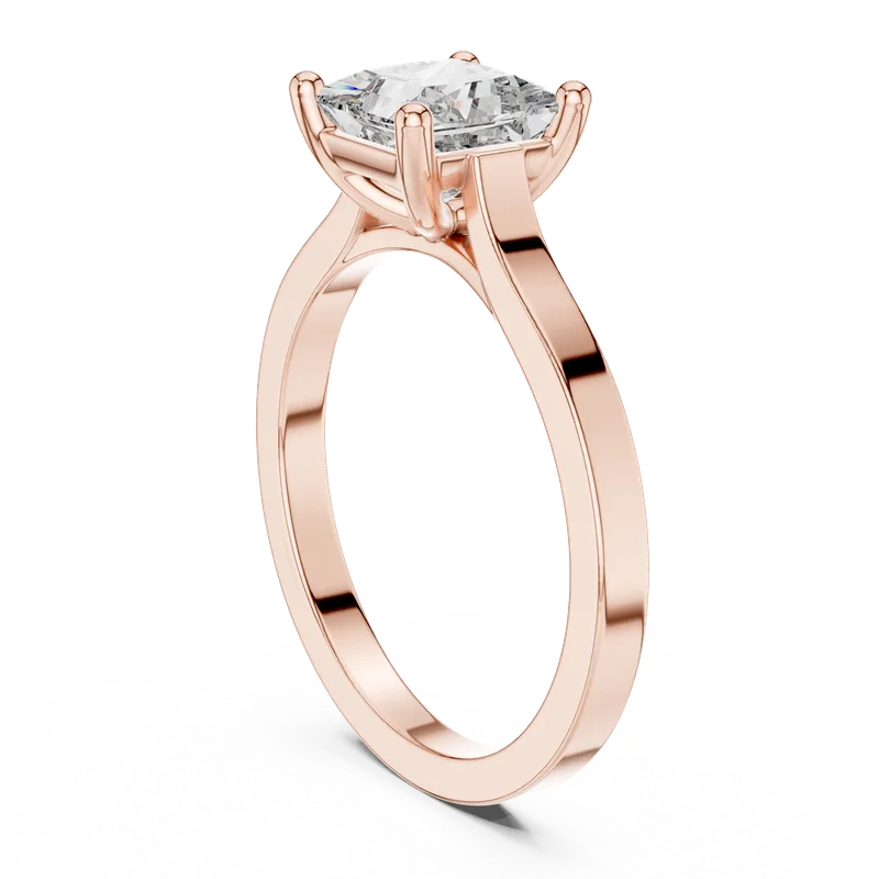 18K Gold Princess Diamond Solitaire Ring – 1 ct (00001L-5-) – Rings by Ivanka & Co