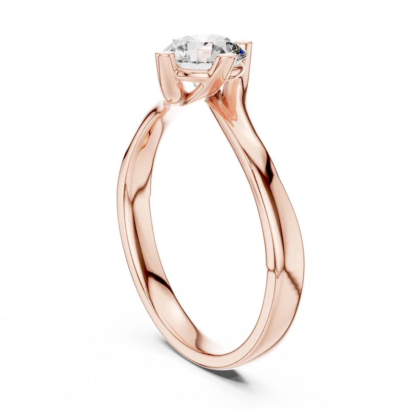 18K Gold Round Diamond Solitaire Ring – 0.5 ct (00001L-9-) – Rings by Ivanka & Co