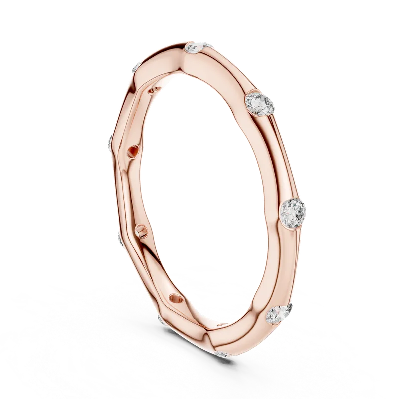 18K Gold Round Diamond Cluster Ring – 0.315 ct (1172) – Rings by Ivanka & Co