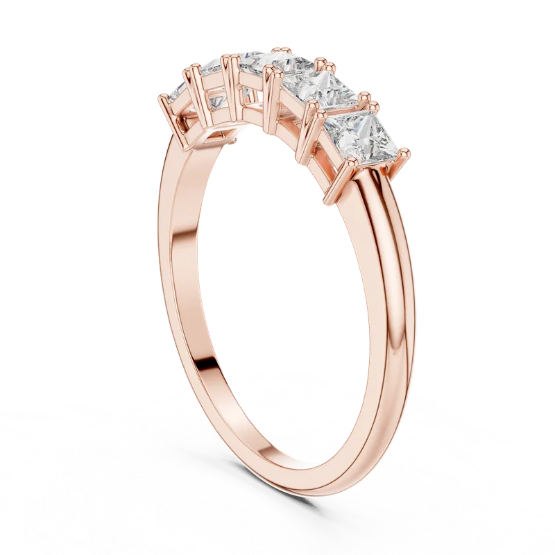 18K Gold Princess Diamond Cluster Ring – 0.65 ct (1175) – Rings by Ivanka & Co