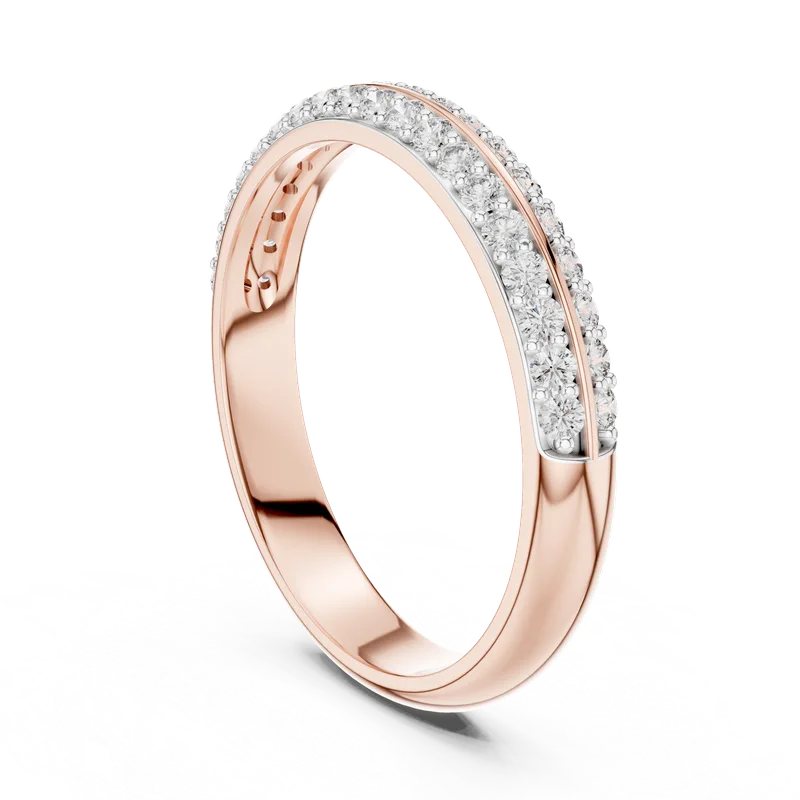18K Gold Round Diamond Pavé Ring – 0.304 ct (12-10009-L) – Rings by Ivanka & Co