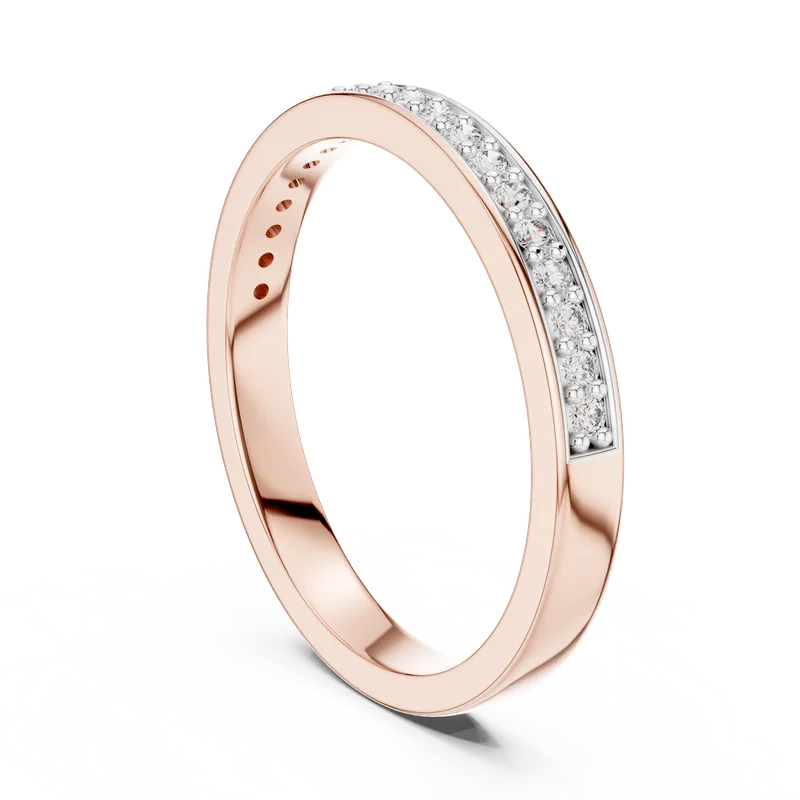 18K Gold Round Diamond Pavé Ring – 0.16 ct (12-10010-L) – Rings by Ivanka & Co