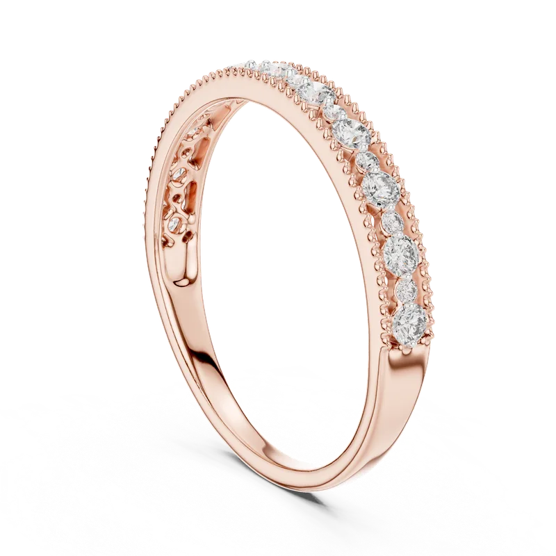 18K Gold Round Diamond Pavé Ring – 0.248 ct (12-10011-L) – Rings by Ivanka & Co