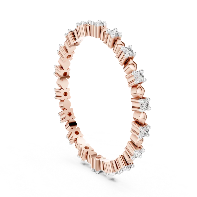 18K Gold Round Diamond Pavé Ring – 0.216 ct (12-10015-L) – Rings by Ivanka & Co