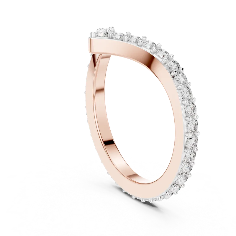 18K Gold Round Diamond Pavé Ring – 0.66 ct (12-10018-L) – Rings by Ivanka & Co
