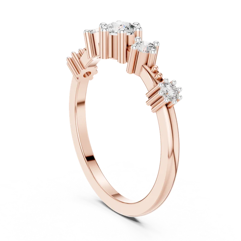 18K Gold Round Diamond Cluster Ring – 0.52 ct (12-10021-L) – Rings by Ivanka & Co