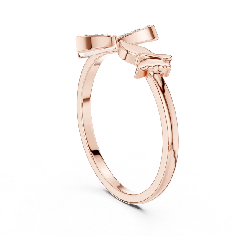 18K Gold Round Diamond Pavé Ring – 0.216 ct (12-10024-L) – Rings by Ivanka & Co