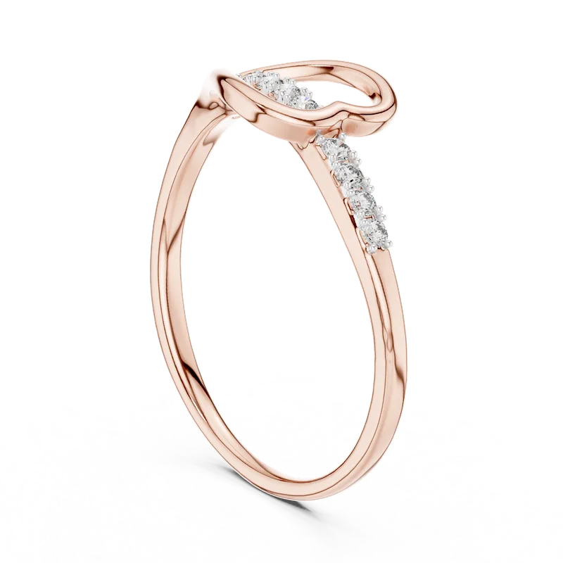 18K Gold Round Diamond Cluster Ring – 0.082 ct (12-10026-L) – Rings by Ivanka & Co